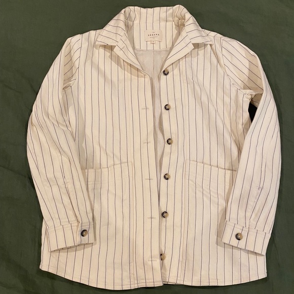 Sezane Jackets & Blazers - Sezane pinstriped will jacket